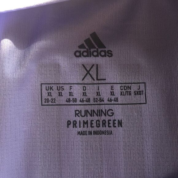 Adidas Primegreen Running Tank Size XL NWT Violet Tone - Picture 3 of 7